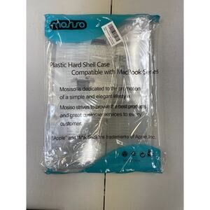 Mosiso Plastic Hard Shell Case Compatible MacBook Series Crystal Clear A2941